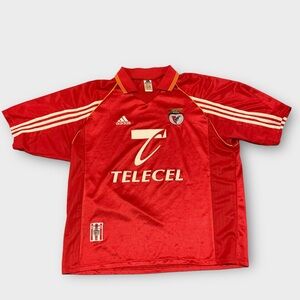 Vintage 1998-99 Benfica Adidas Soccer Jersey